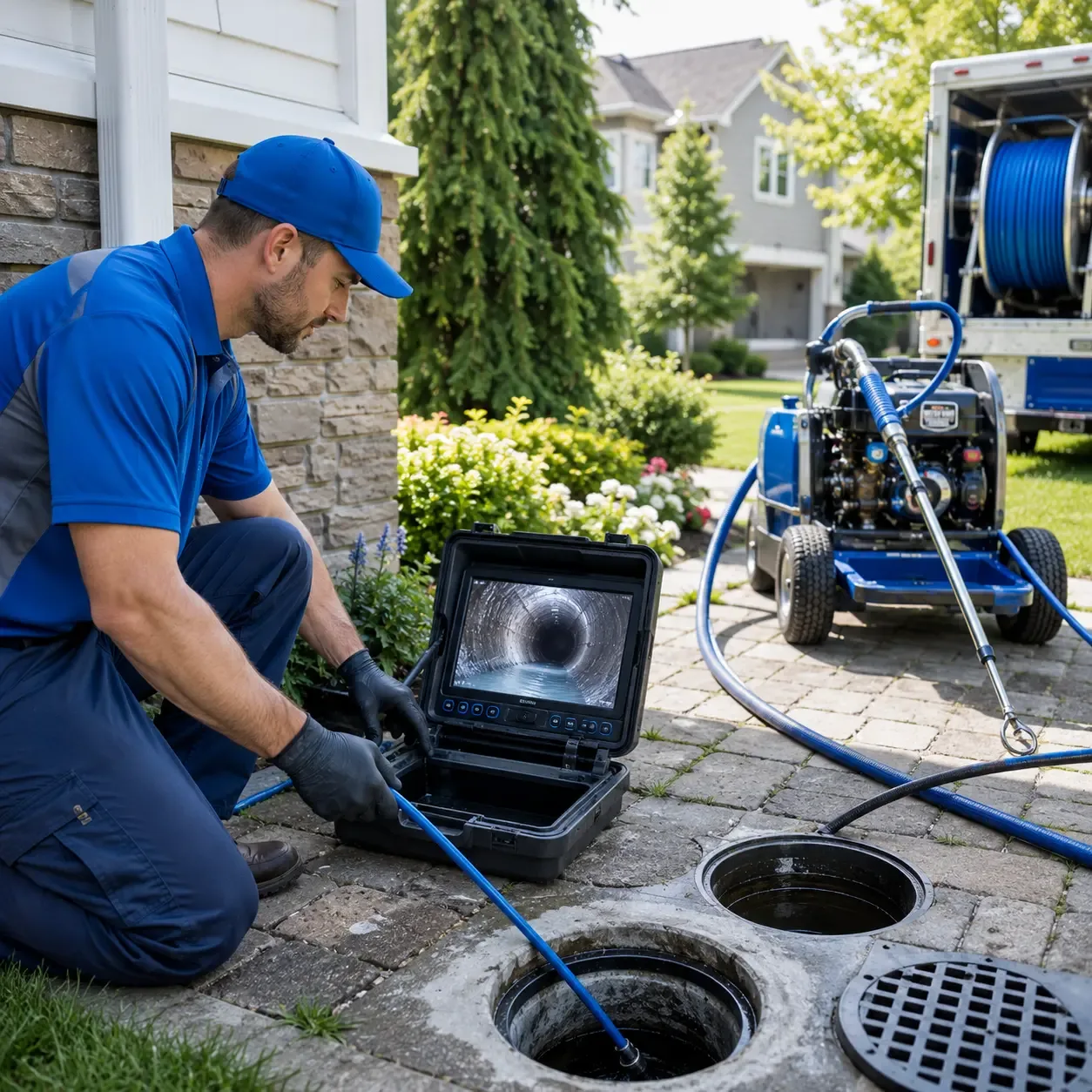 Outdoor drain cleaning professionals serving Belle Rose, LA